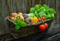cesta de verduras y hortalizas
